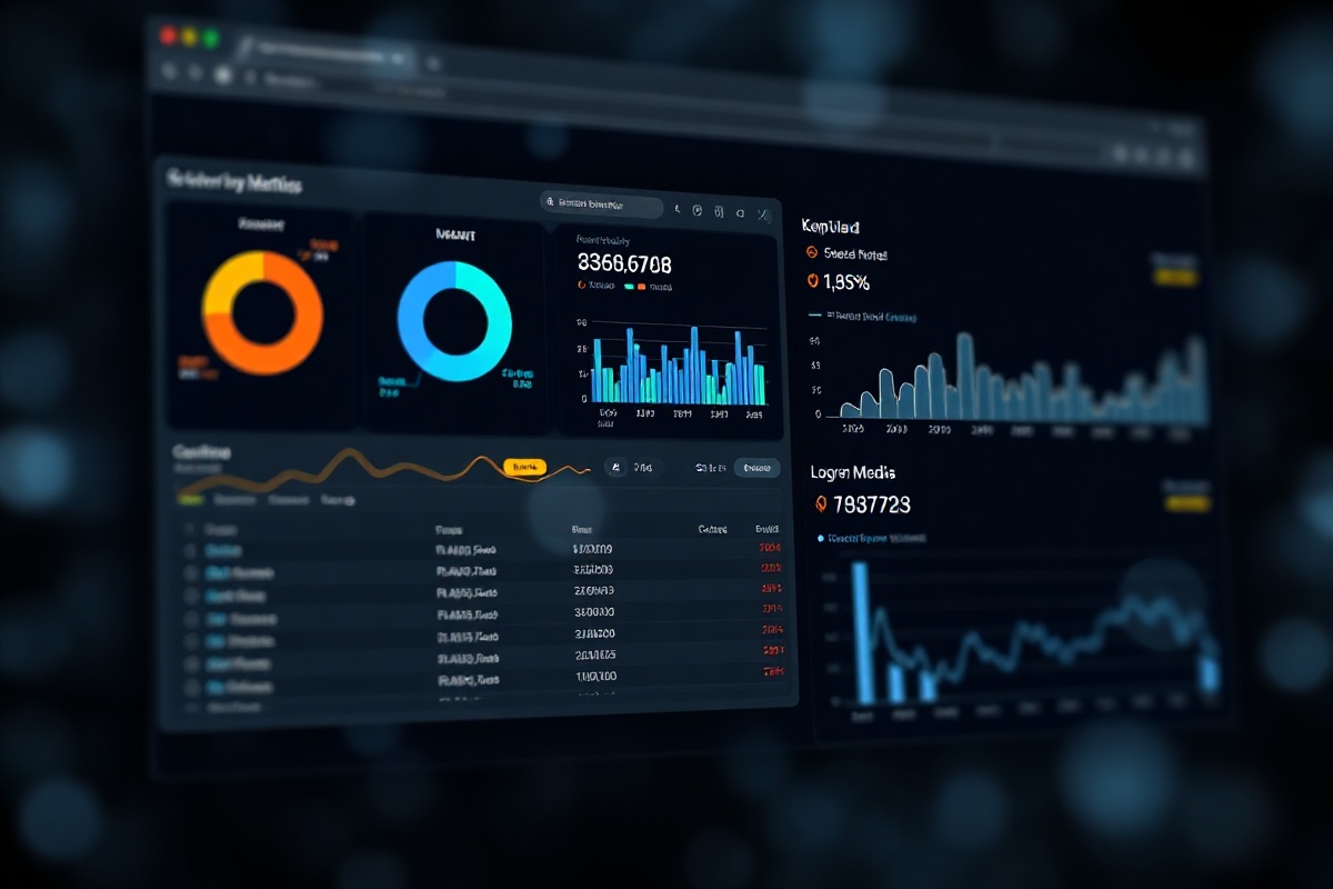 LogTrace analytics dashboard displaying real-time log streams, service topology map, and anomaly detection alerts